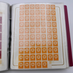 Lot massif de timbres d'Allemagne neufs et oblitérés en 6 albums.