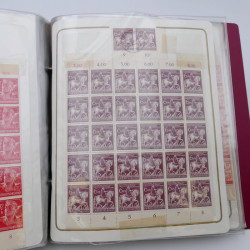 Lot massif de timbres d'Allemagne neufs et oblitérés en 6 albums.