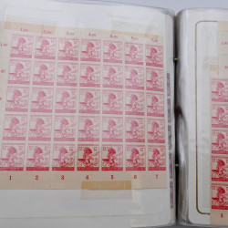 Lot massif de timbres d'Allemagne neufs et oblitérés en 6 albums.