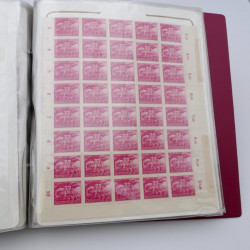 Lot massif de timbres d'Allemagne neufs et oblitérés en 6 albums.