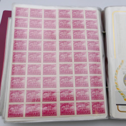 Lot massif de timbres d'Allemagne neufs et oblitérés en 6 albums.