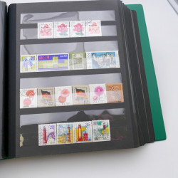 Lot massif de timbres d'Allemagne neufs et oblitérés en 6 albums.