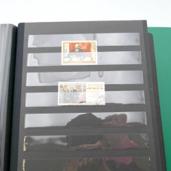 Lot massif de timbres d'Allemagne neufs et oblitérés en 6 albums.