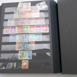 Lot massif de timbres d'Allemagne neufs et oblitérés en 6 albums.