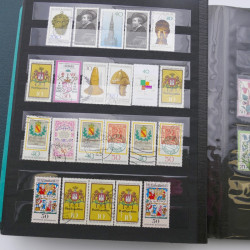 Lot massif de timbres d'Allemagne neufs et oblitérés en 6 albums.