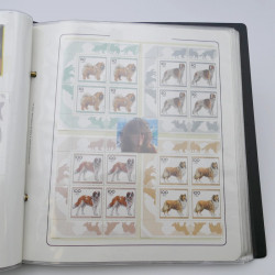 Lot massif de timbres d'Allemagne neufs et oblitérés en 6 albums.