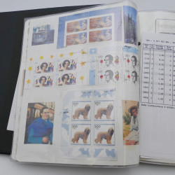 Lot massif de timbres d'Allemagne neufs et oblitérés en 6 albums.