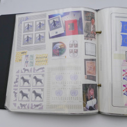 Lot massif de timbres d'Allemagne neufs et oblitérés en 6 albums.