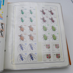 Lot massif de timbres d'Allemagne neufs et oblitérés en 6 albums.