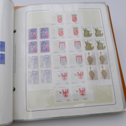 Lot massif de timbres d'Allemagne neufs et oblitérés en 6 albums.