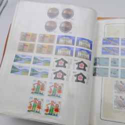 Lot massif de timbres d'Allemagne neufs et oblitérés en 6 albums.