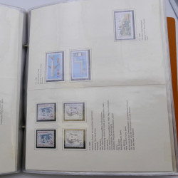 Lot massif de timbres d'Allemagne neufs et oblitérés en 6 albums.