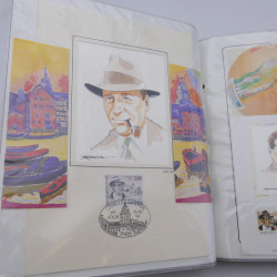 Collection timbres commémoratifs de France neufs et oblitérés.