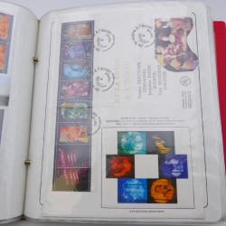 Collection timbres commémoratifs de France neufs et oblitérés.