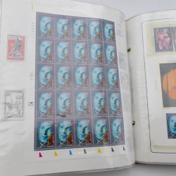 Collection timbres commémoratifs de France neufs et oblitérés.