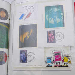 Collection timbres commémoratifs de France neufs et oblitérés.