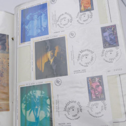 Collection timbres commémoratifs de France neufs et oblitérés.