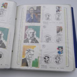 Collection timbres commémoratifs de France oblitérés.