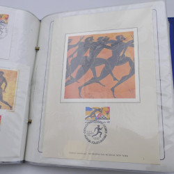 Collection timbres commémoratifs de France oblitérés.