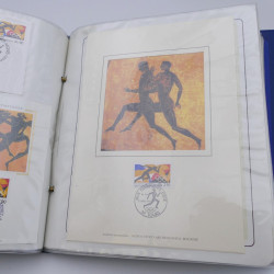 Collection timbres commémoratifs de France oblitérés.