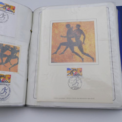 Collection timbres commémoratifs de France oblitérés.