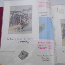Collection timbres commémoratifs de France oblitérés.