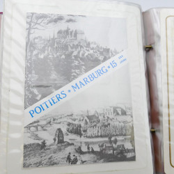 Collection timbres commémoratifs de France oblitérés.