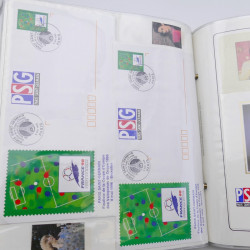 Collection timbres commémoratifs de France neufs et oblitérés.