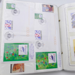 Collection timbres commémoratifs de France neufs et oblitérés.