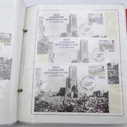 Collection timbres commémoratifs de France neufs et oblitérés.