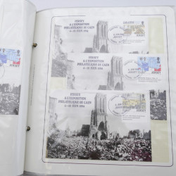 Collection timbres commémoratifs de France neufs et oblitérés.