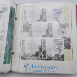 Collection timbres commémoratifs de France neufs et oblitérés.