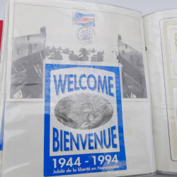 Collection timbres commémoratifs de France neufs et oblitérés.