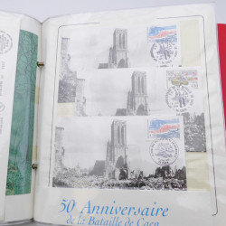 Collection timbres commémoratifs de France neufs et oblitérés.
