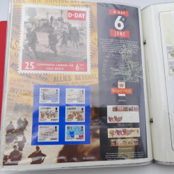 Collection timbres commémoratifs de France neufs et oblitérés.