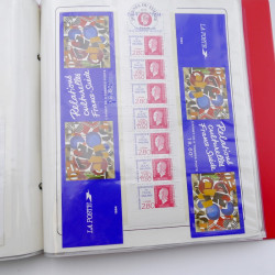 Collection timbres commémoratifs de France neufs et oblitérés.