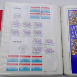 Collection timbres commémoratifs de France neufs et oblitérés.