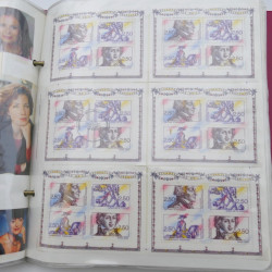 Collection timbres commémoratifs de France neufs et oblitérés.