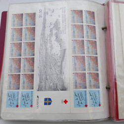 Collection timbres commémoratifs de France neufs et oblitérés.