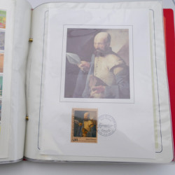Collection timbres commémoratifs de France neufs et oblitérés.