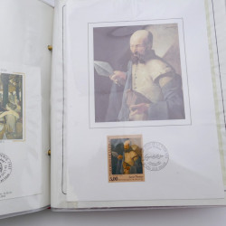 Collection timbres commémoratifs de France neufs et oblitérés.
