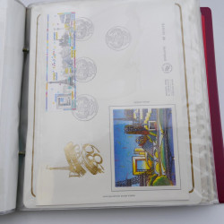 Collection timbres commémoratifs de France neufs et oblitérés.