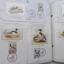 Collection timbres commémoratifs de France neufs et oblitérés.