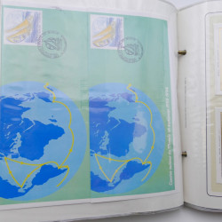 Collection timbres commémoratifs de France neufs et oblitérés.