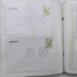 Collection timbres commémoratifs de France neufs et oblitérés.