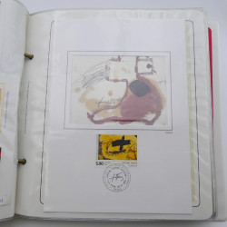 Collection timbres commémoratifs de France oblitérés.