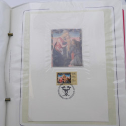 Collection timbres commémoratifs de France oblitérés.