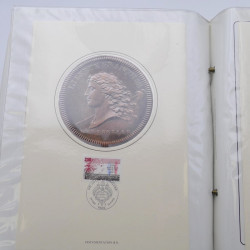 Collection timbres commémoratifs de France oblitérés.