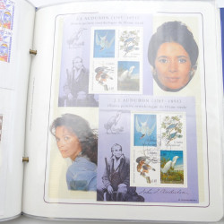 Collection timbres commémoratifs de France neufs et oblitérés.
