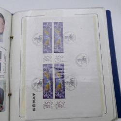Collection timbres commémoratifs de France neufs et oblitérés.